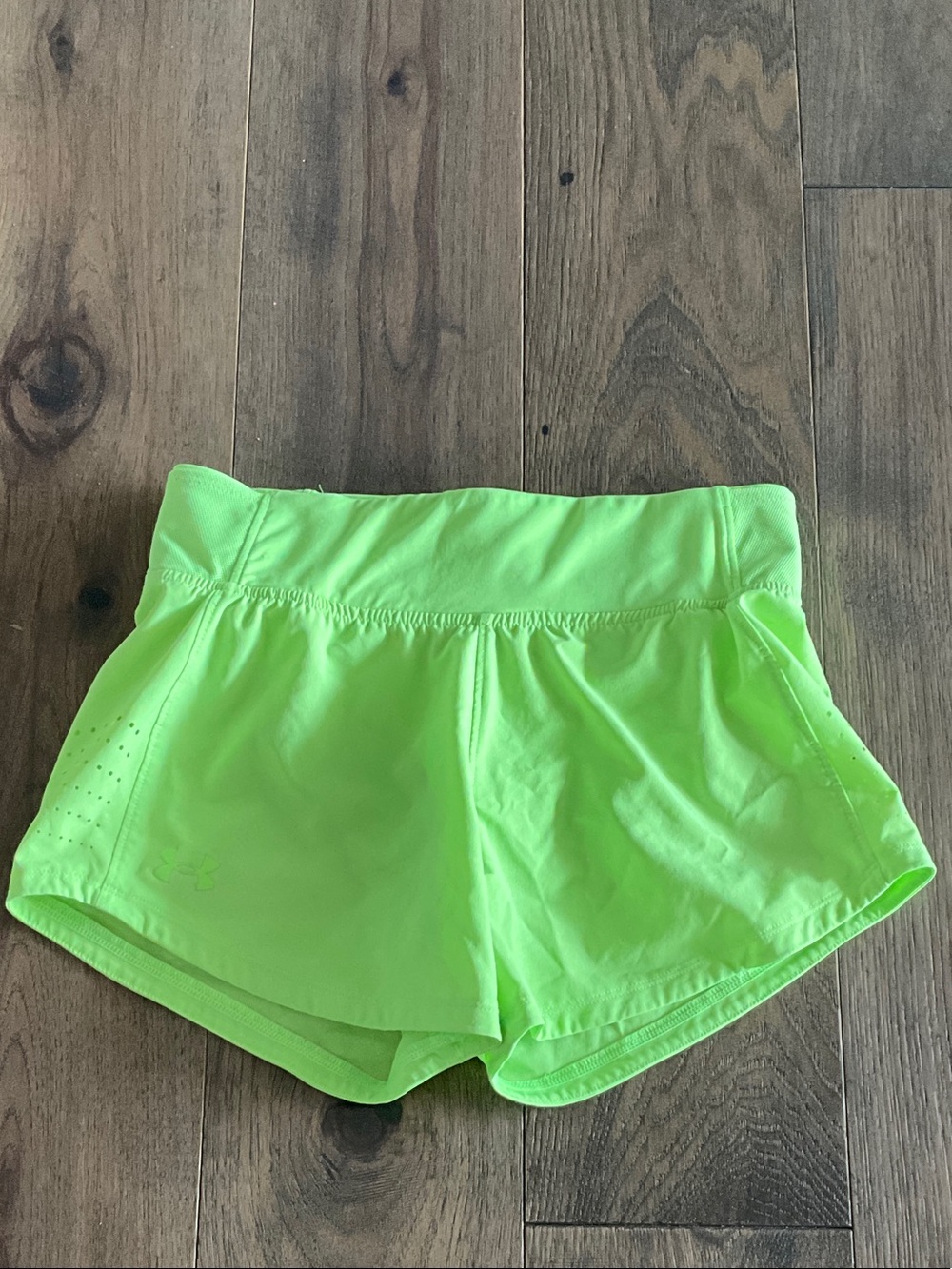 Under Armour Neon Lime Women's Athletic Shorts